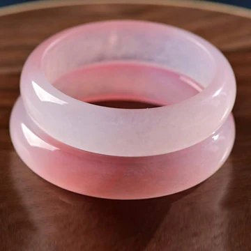 Buddha Stones Pink Crystal Love Warmth Bracelet Bangle