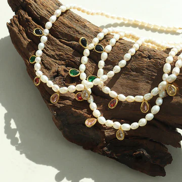 Buddha Stones Pearl Crystal Stone Purity Necklace Pendant