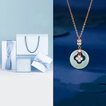 Buddha Stones 925 Sterling Silver Natural Hetian Jade Lucky Four