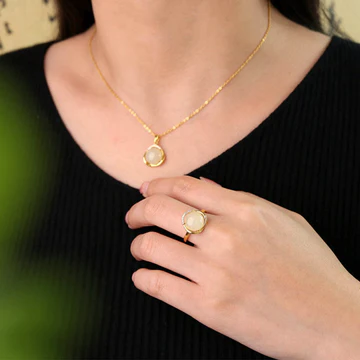 Buddha Stones 925 Sterling Silver Natural Hetian White Jade Cyan